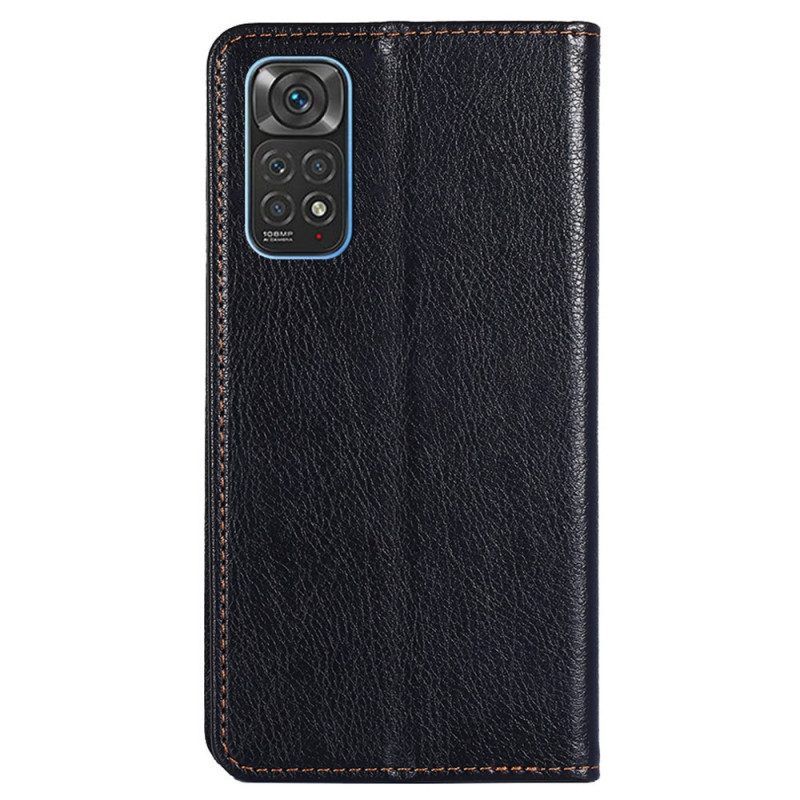 Bescherming Hoesje voor Xiaomi Redmi Note 11 / 11S Folio-hoesje Vintage Lederen Stijl