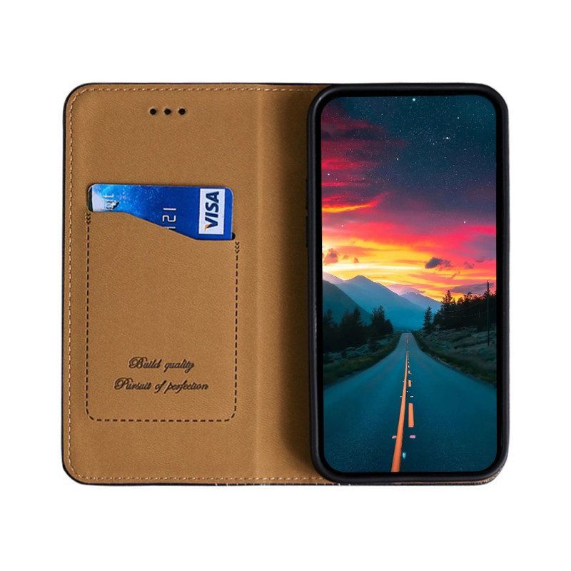 Bescherming Hoesje voor Xiaomi Redmi Note 11 Pro / 11 Pro 5G Folio-hoesje Getextureerd Leereffect