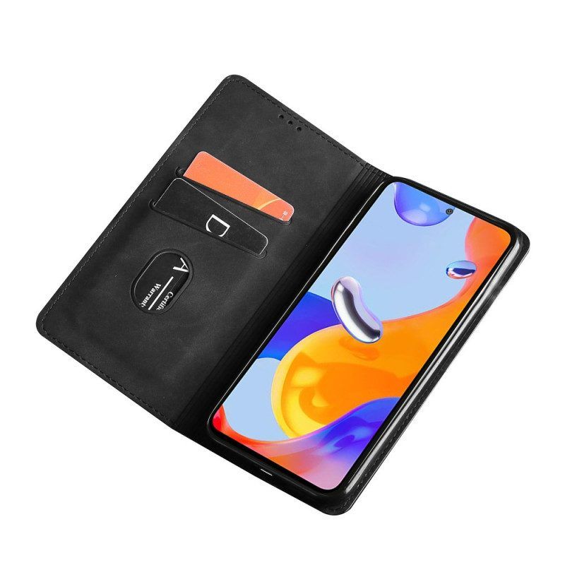 Bescherming Hoesje voor Xiaomi Redmi Note 11 Pro / 11 Pro 5G Folio-hoesje Skin-touch-ontwerp