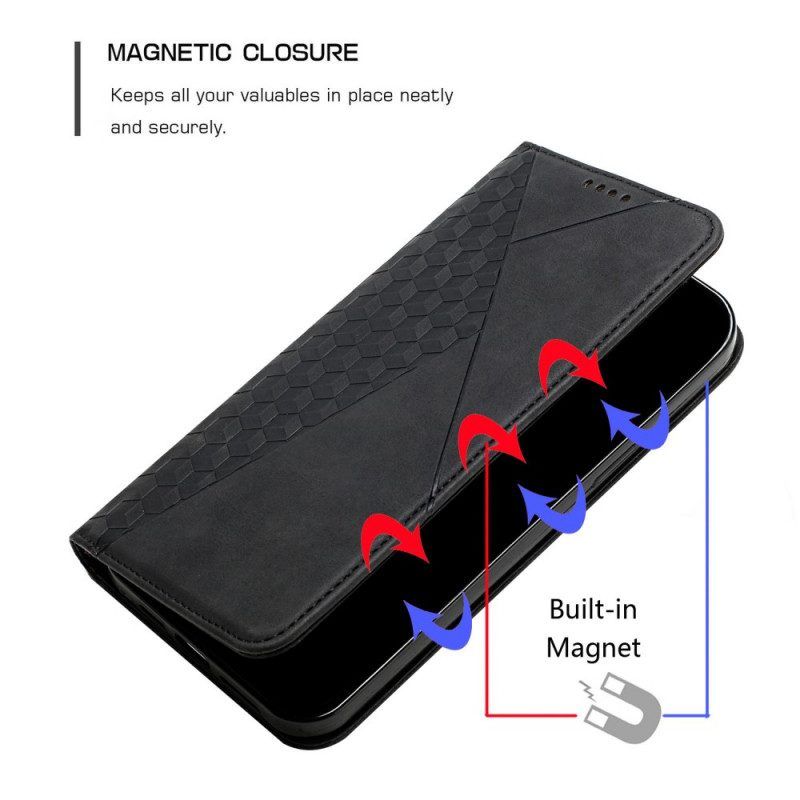 Bescherming Hoesje voor Xiaomi Redmi Note 11 Pro Plus 5G Folio-hoesje 3d-patroon Met Leereffect