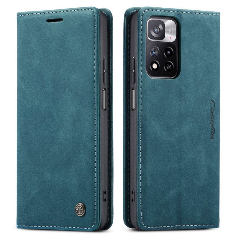 Bescherming Hoesje voor Xiaomi Redmi Note 11 Pro Plus 5G Folio-hoesje Caseme Kunstleer