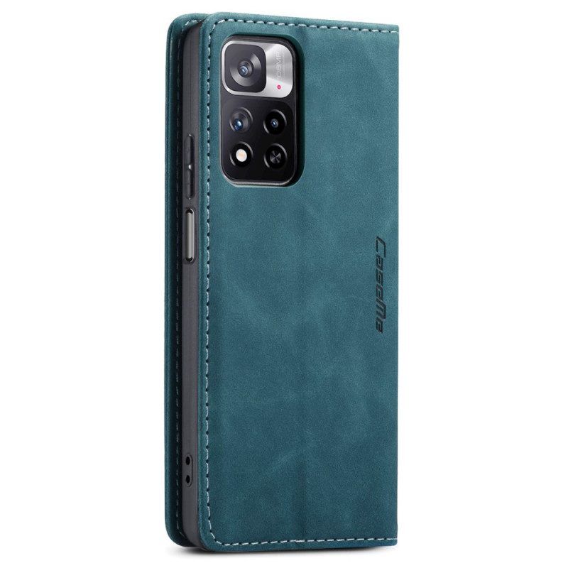 Bescherming Hoesje voor Xiaomi Redmi Note 11 Pro Plus 5G Folio-hoesje Caseme Kunstleer