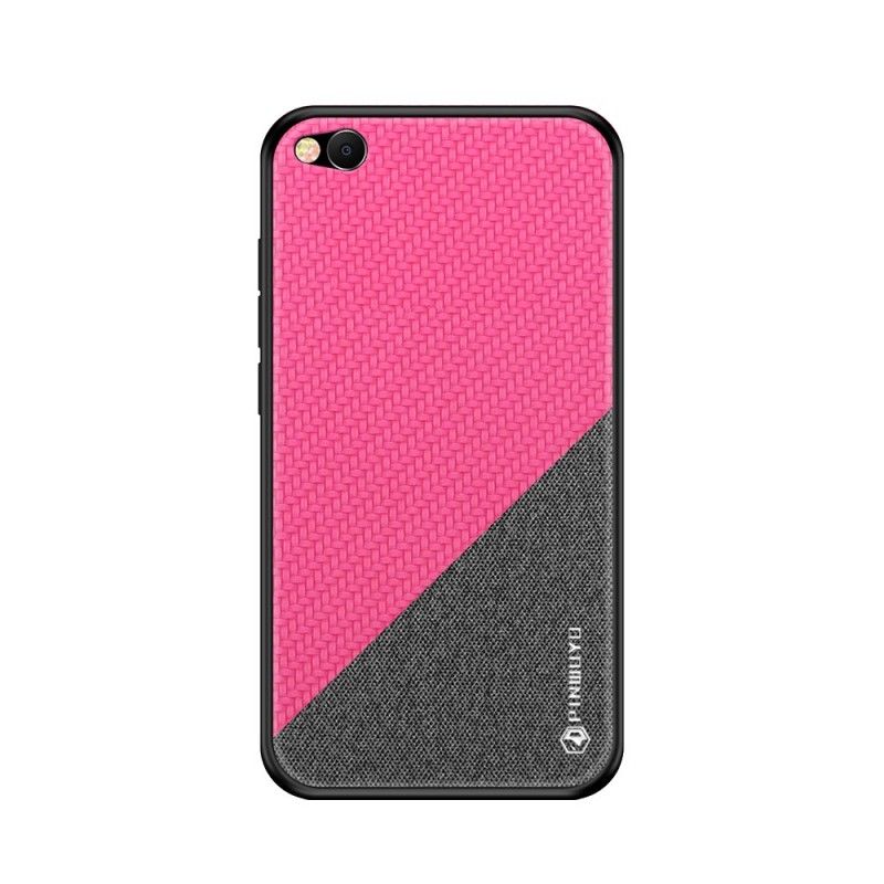 Hoesje voor Xiaomi Redmi Go Magenta Zwart Pinwuyo Eer-Serie