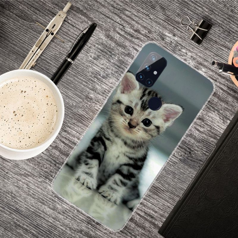 Case Hoesje OnePlus Nord N10 Telefoonhoesje Kitten Kitten