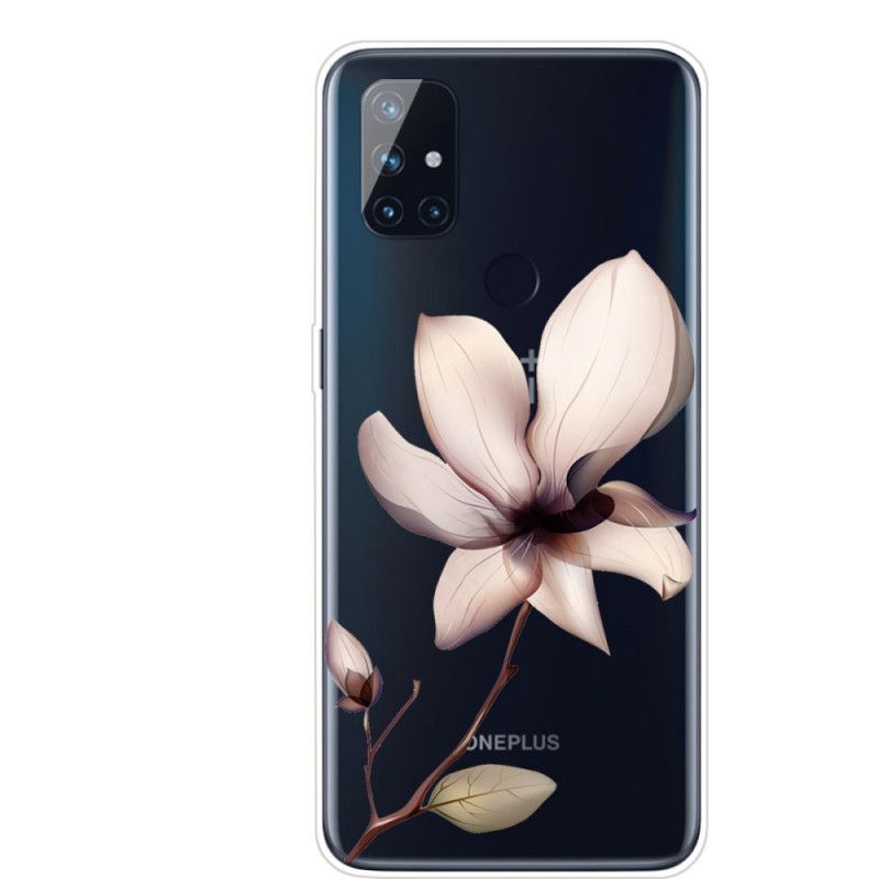 Cover Hoesje OnePlus Nord N10 Telefoonhoesje Premium Bloemen