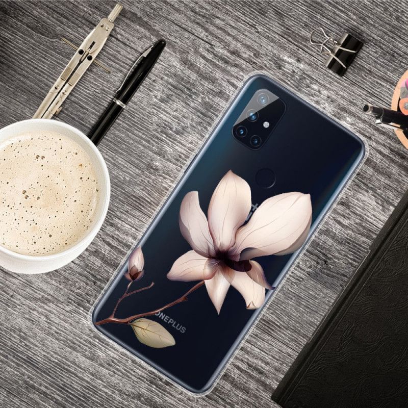 Cover Hoesje OnePlus Nord N10 Telefoonhoesje Premium Bloemen