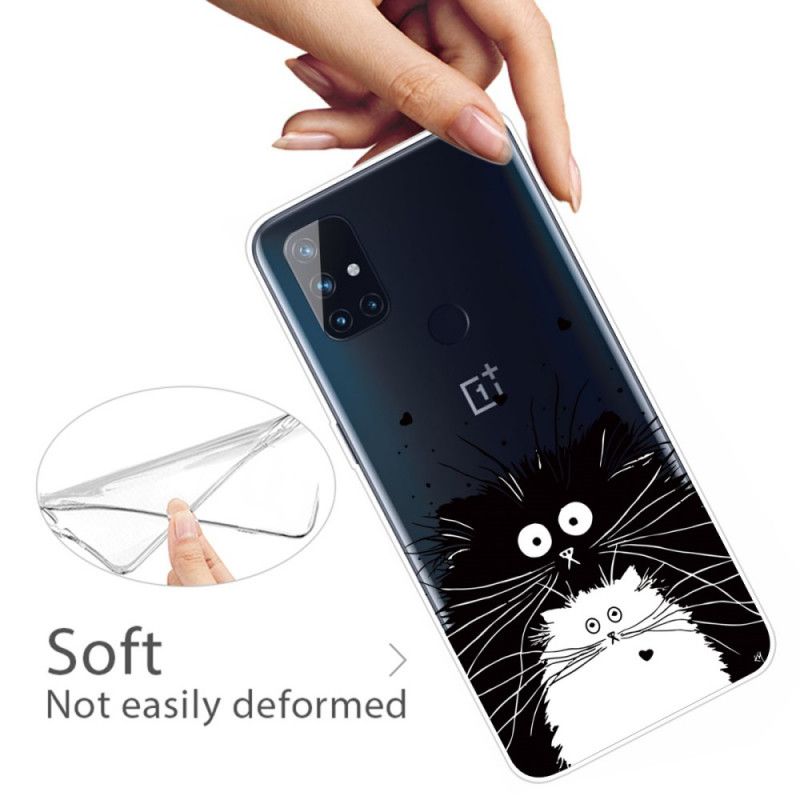 Hoesje OnePlus Nord N10 Let Op De Katten