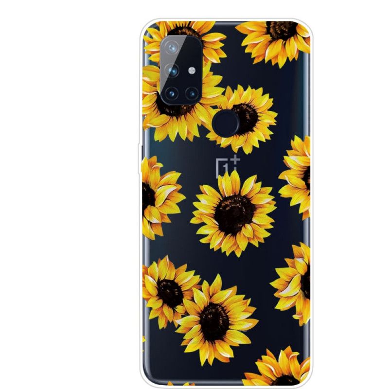 Hoesje OnePlus Nord N10 Zonnebloemen