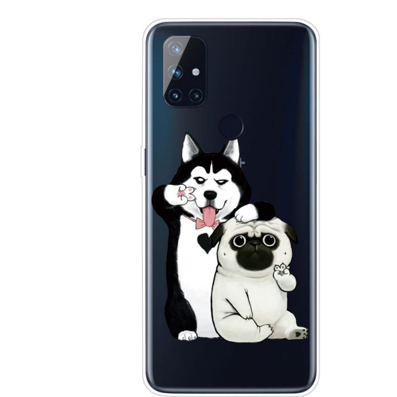 Hoesje voor OnePlus Nord N10 Grappige Honden