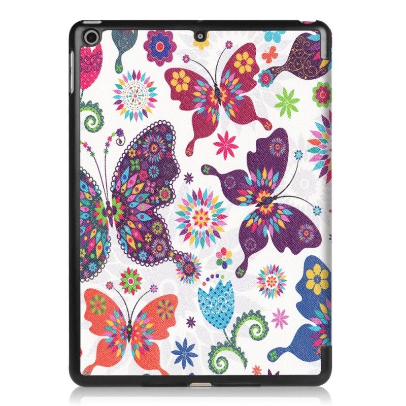 Cover Folio-hoesje iPad (9.7") Telefoonhoesje Vlinders En Bloemen