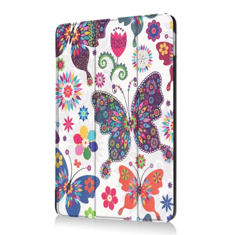 Cover Folio-hoesje iPad (9.7") Telefoonhoesje Vlinders En Bloemen