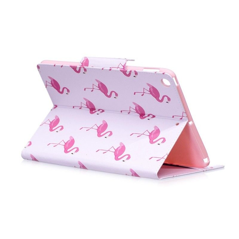 Leren Hoesje iPad (9.7") Flamingo'S