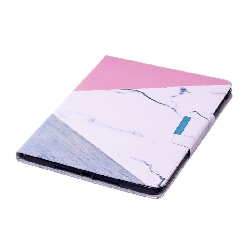 Leren Hoesje iPad (9.7") Telefoonhoesje Marmeren Dessin