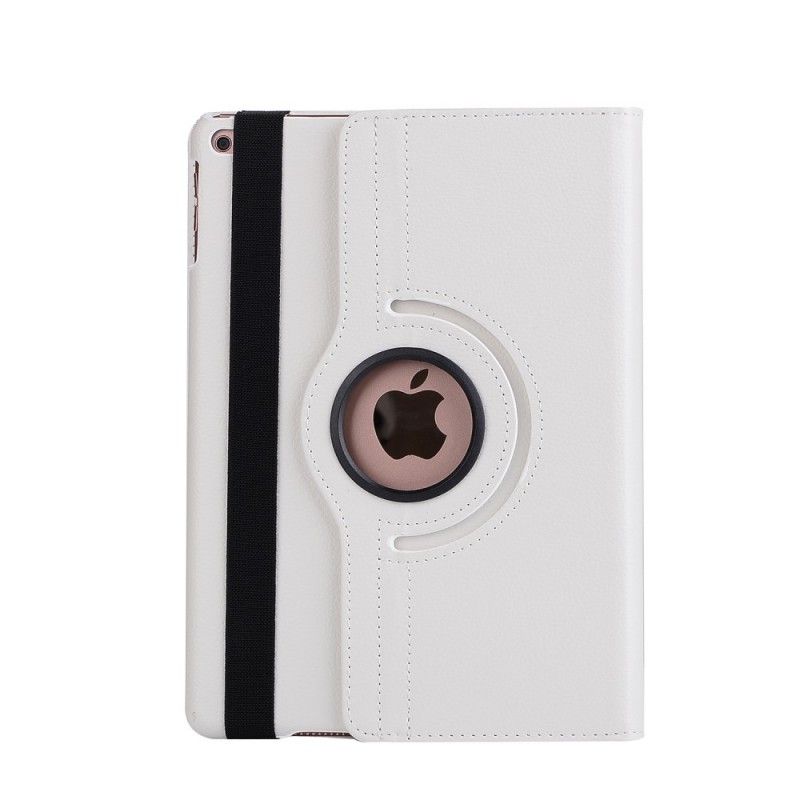 Leren Hoesje iPad (9.7") Wit Zwart 360 ° Draaibaar