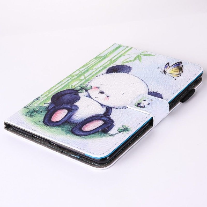 Leren Hoesje voor iPad (9.7") Romantische Panda