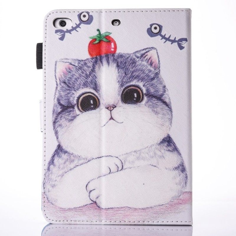 Leren Hoesje voor iPad (9.7") Tomaat Op De Kat