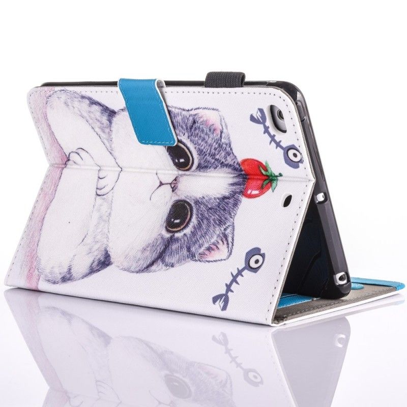 Leren Hoesje voor iPad (9.7") Tomaat Op De Kat