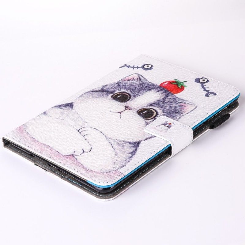 Leren Hoesje voor iPad (9.7") Tomaat Op De Kat