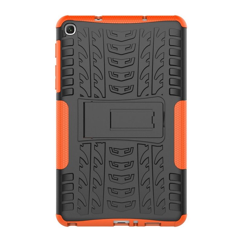 Case Hoesje Samsung Galaxy Tab A 8" (2019) Wit Zwart Telefoonhoesje Ultrabestendig