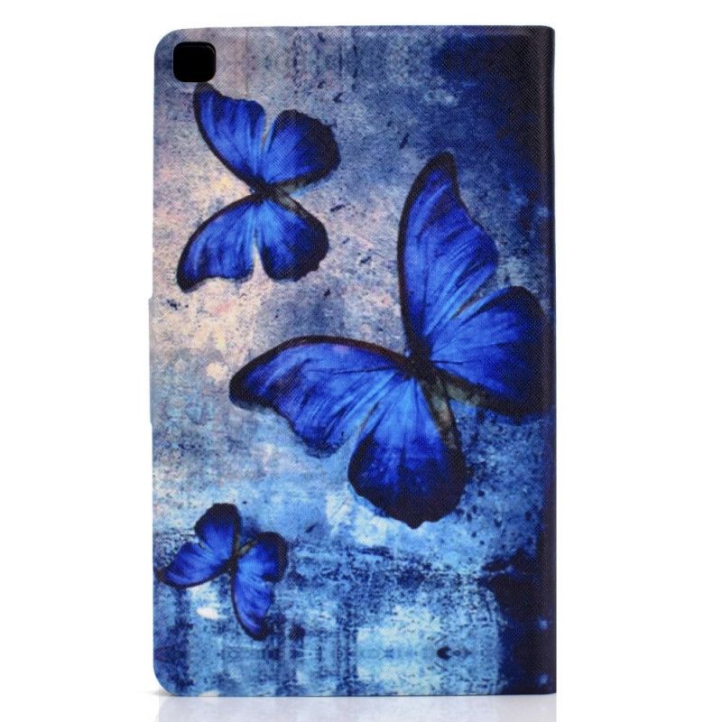 Flip Case Leren Samsung Galaxy Tab A 8" (2019) Blauwe Vlinders