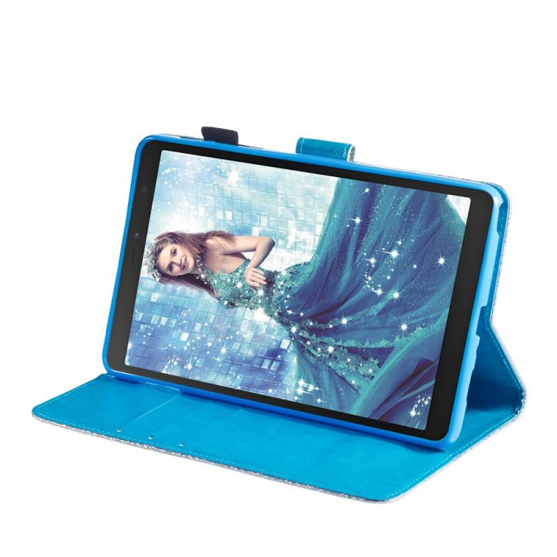 Flip Case Leren Samsung Galaxy Tab A 8" (2019) Zeemeermin Glitter