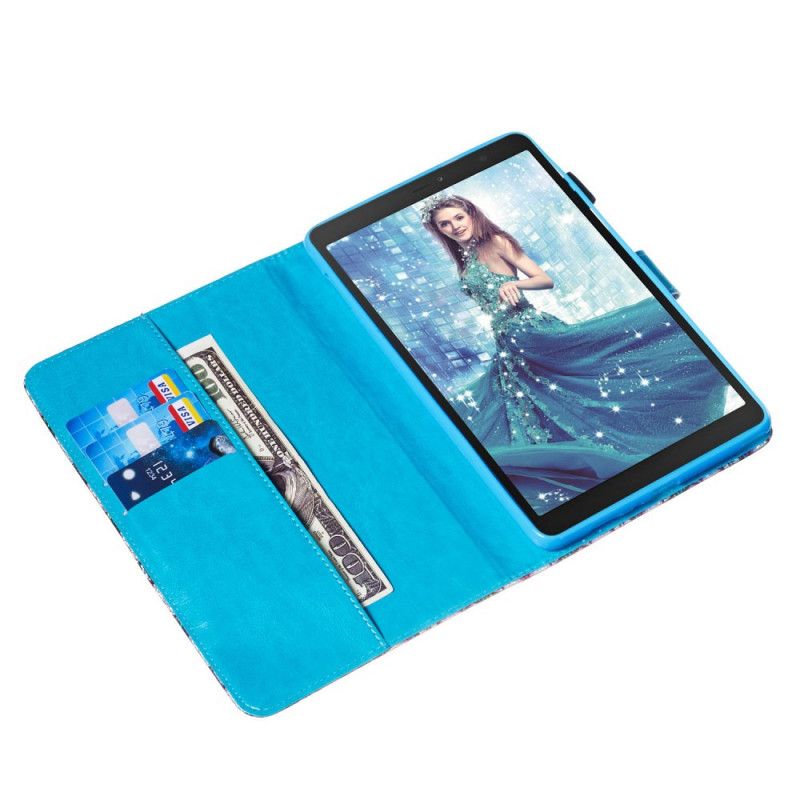 Flip Case Leren Samsung Galaxy Tab A 8" (2019) Zeemeermin Glitter