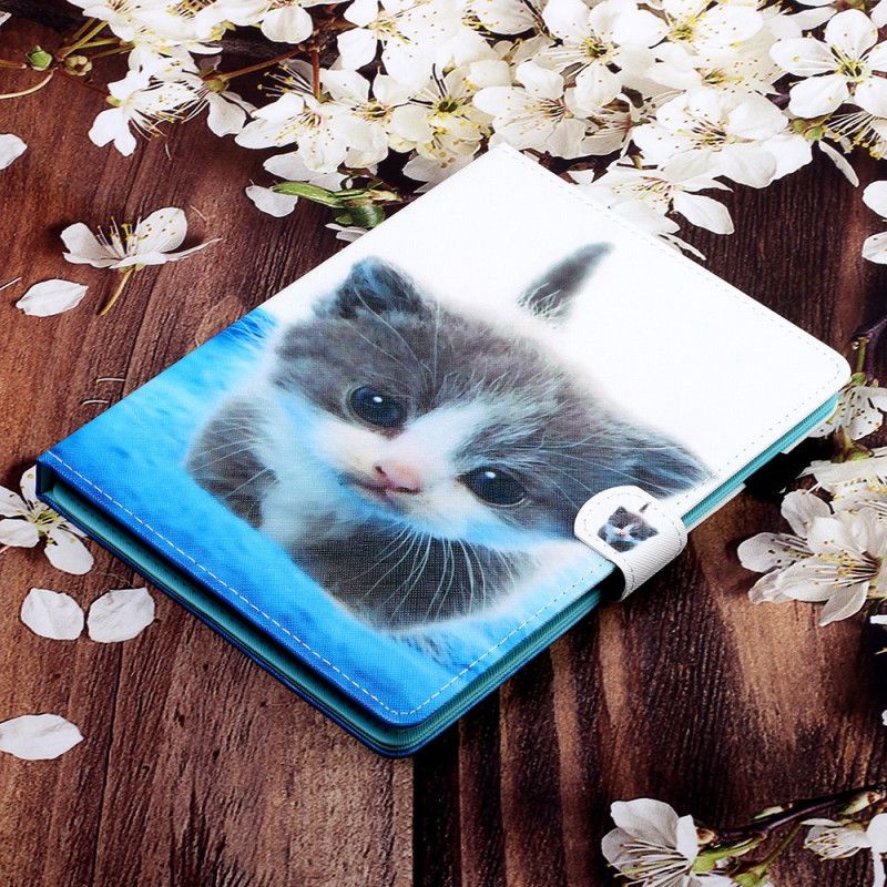 Leren Hoesje Samsung Galaxy Tab A 8" (2019) Emotionele Kat