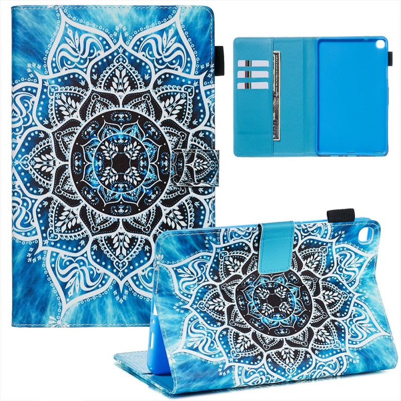 Leren Hoesje Samsung Galaxy Tab A 8" (2019) Mandala-Universum