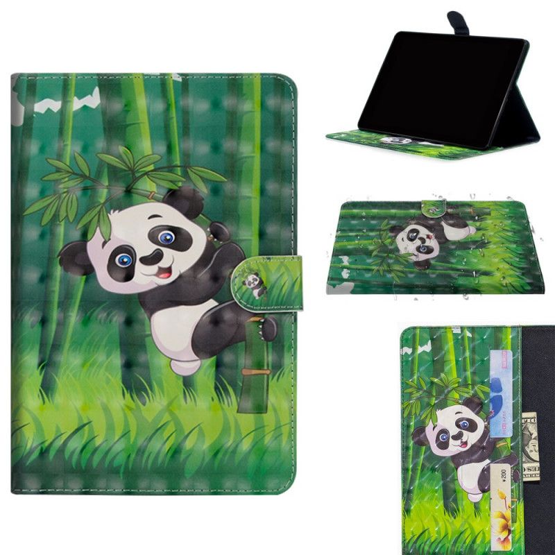 Leren Hoesje Samsung Galaxy Tab A 8" (2019) Panda