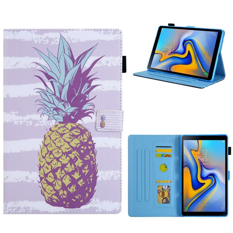 Leren Hoesje voor Samsung Galaxy Tab A 8" (2019) Ananas