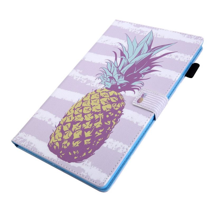 Leren Hoesje voor Samsung Galaxy Tab A 8" (2019) Ananas