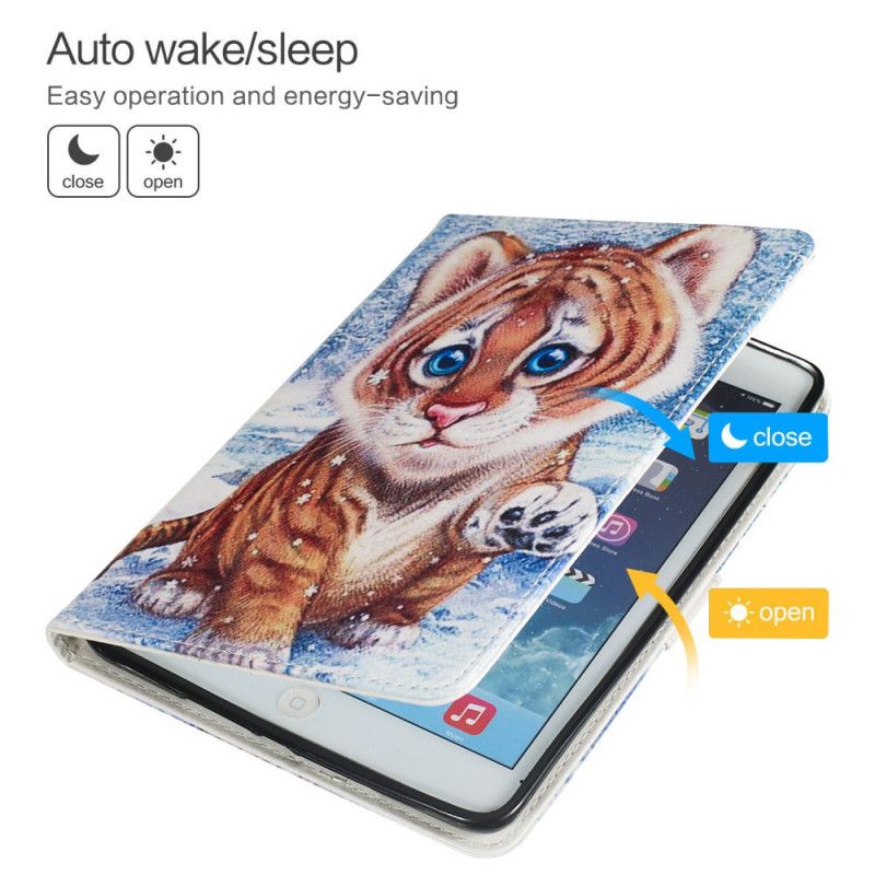 Leren Hoesje voor Samsung Galaxy Tab A 8" (2019) Babytijger