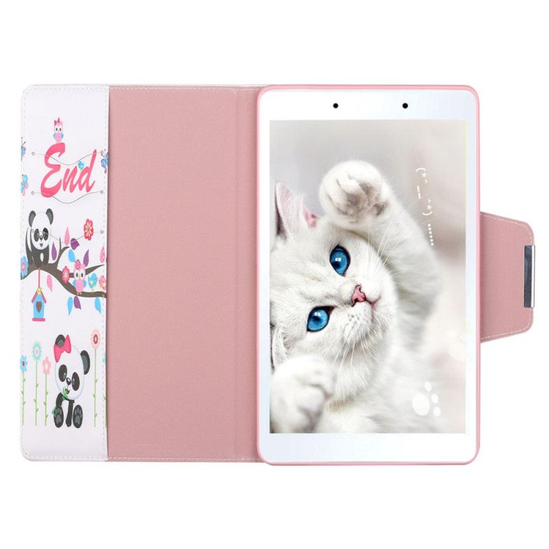 Leren Hoesje voor Samsung Galaxy Tab A 8" (2019) Einde