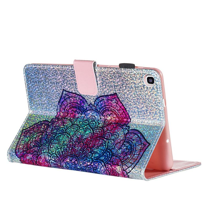 Leren Hoesje voor Samsung Galaxy Tab A 8" (2019) Glitter Mandala