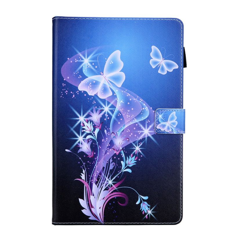 Leren Hoesje voor Samsung Galaxy Tab A 8" (2019) Magische Vlinders