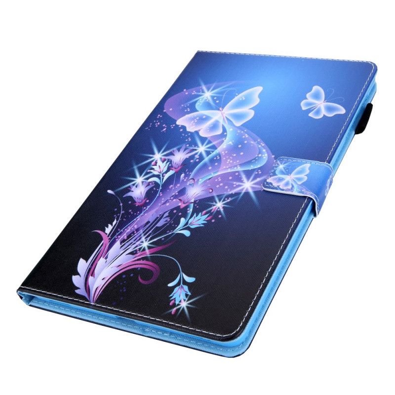 Leren Hoesje voor Samsung Galaxy Tab A 8" (2019) Magische Vlinders