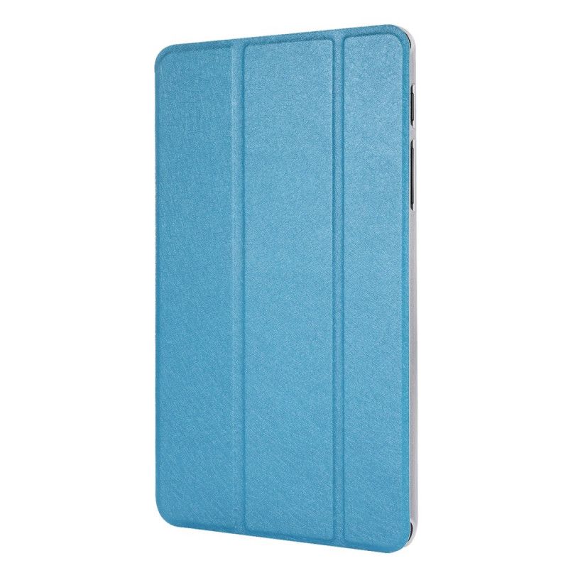 Smart Case Samsung Galaxy Tab A 8" (2019) Cyaan Zwart Zijdestructuur