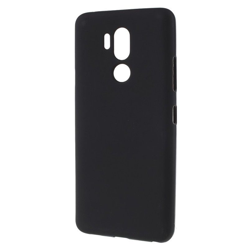 Cover Hoesje LG G7 ThinQ Zwart Telefoonhoesje Matte Siliconen