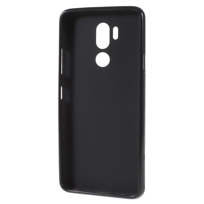 Cover Hoesje LG G7 ThinQ Zwart Telefoonhoesje Matte Siliconen