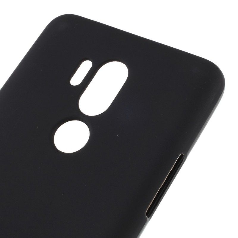 Cover Hoesje LG G7 ThinQ Zwart Telefoonhoesje Matte Siliconen