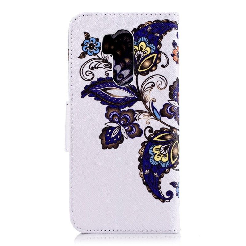 Leren Hoesje LG G7 ThinQ Vlindertattoo