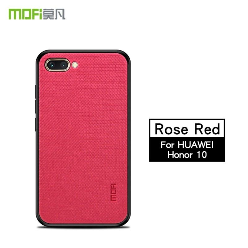 Case Hoesje Honor 10 Lichtblauw Magenta Telefoonhoesje Mofi-Stof