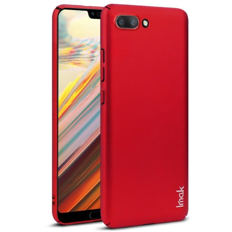 Hoesje Honor 10 Rood Zwart Zijde Serie