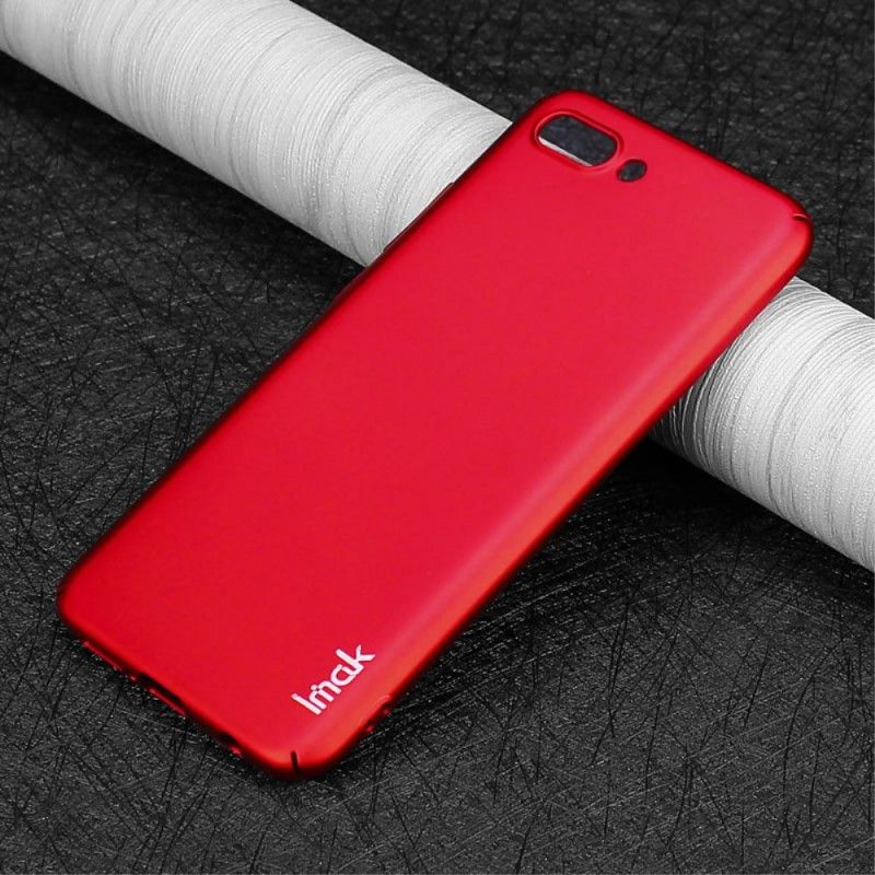 Hoesje Honor 10 Rood Zwart Zijde Serie