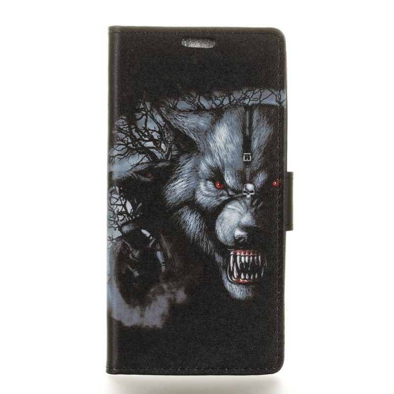 Leren Hoesje Honor 10 Weerwolf