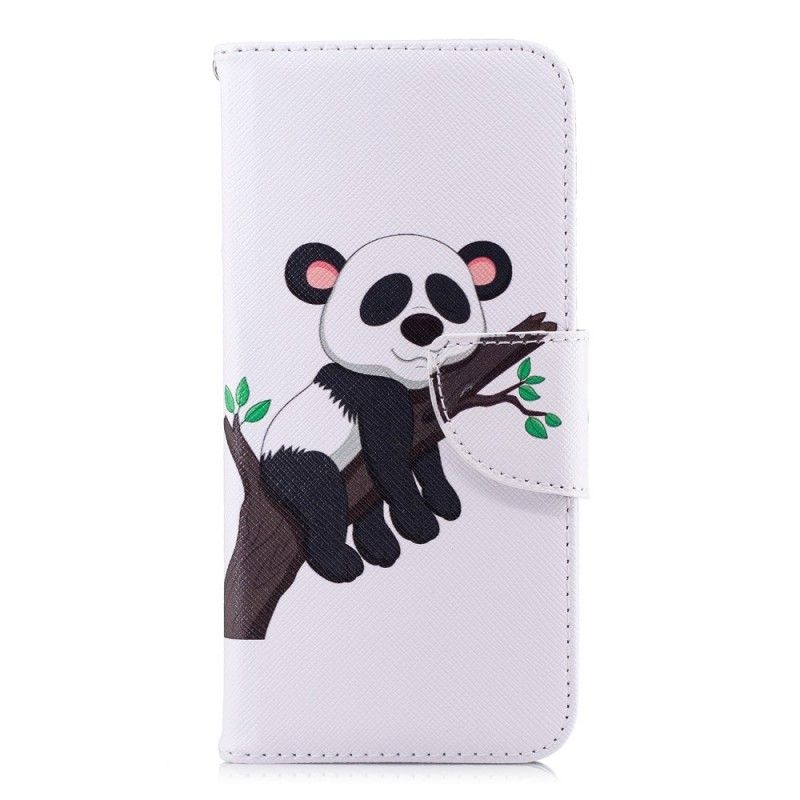 Leren Hoesje voor Honor 10 Luie Panda