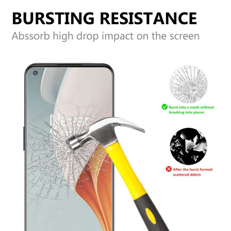 Boogrand (0.2 Mm) Gehard Glasbescherming Voor Het OnePlus Nord N100 Scherm