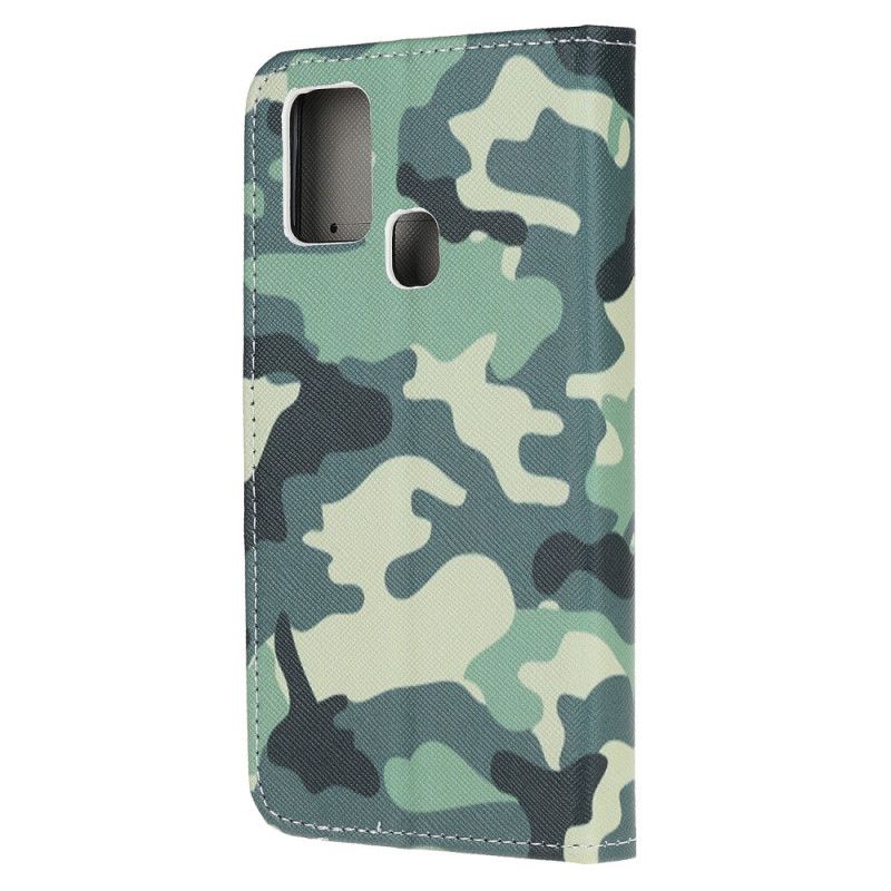 Cover Folio-hoesje OnePlus Nord N100 Telefoonhoesje Militaire Camouflage