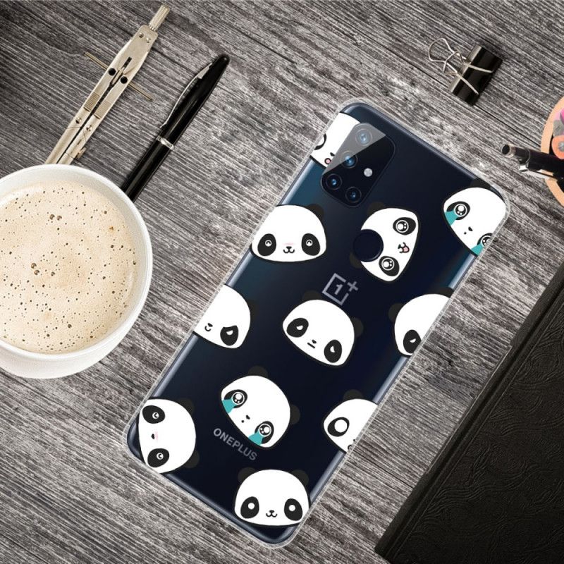 Cover Hoesje OnePlus Nord N100 Telefoonhoesje Sentimentele Panda'S