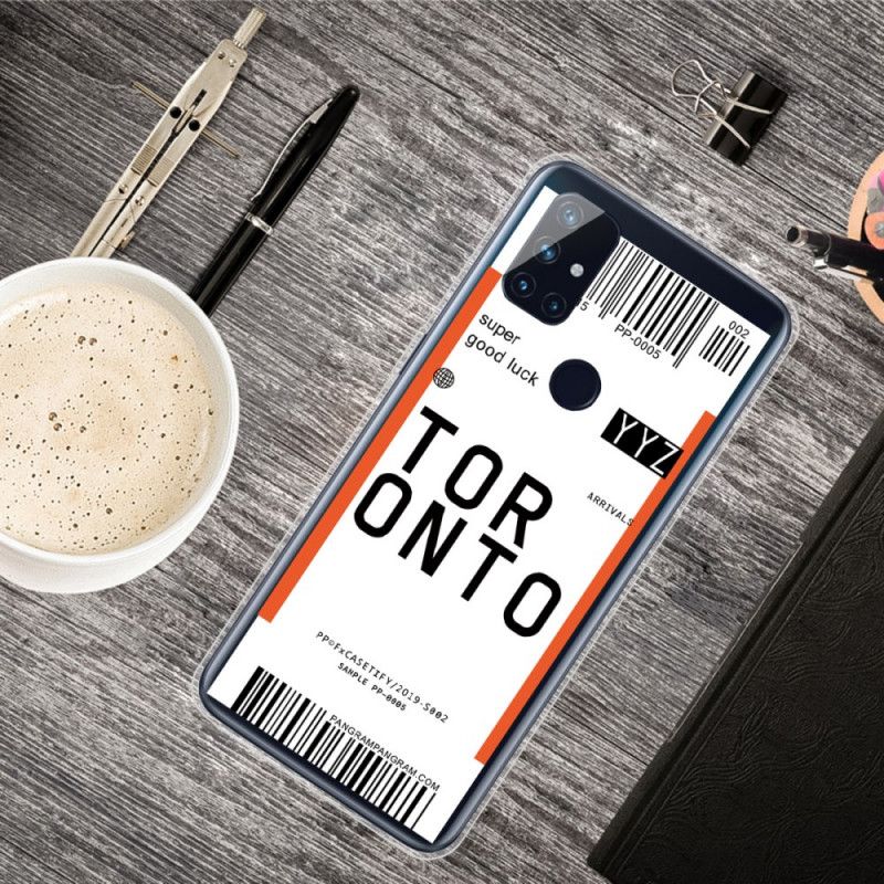 Hoesje voor OnePlus Nord N100 Instapkaart Tokyo